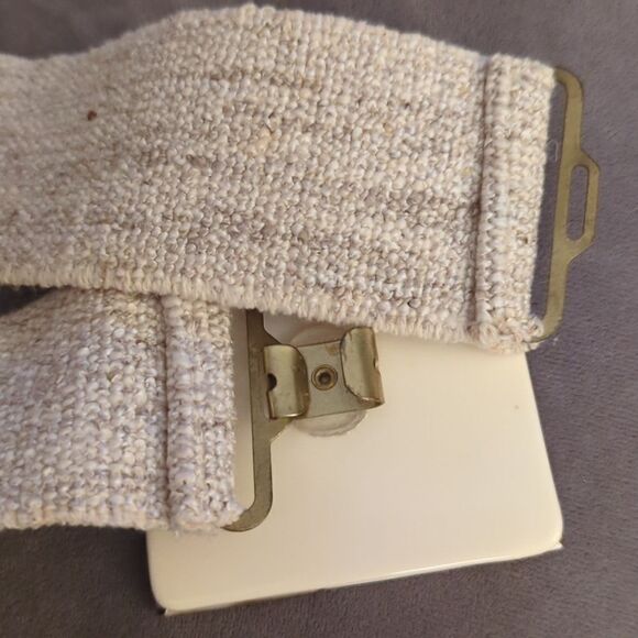Vintage cream boho natural belt - Picture 4 of 5